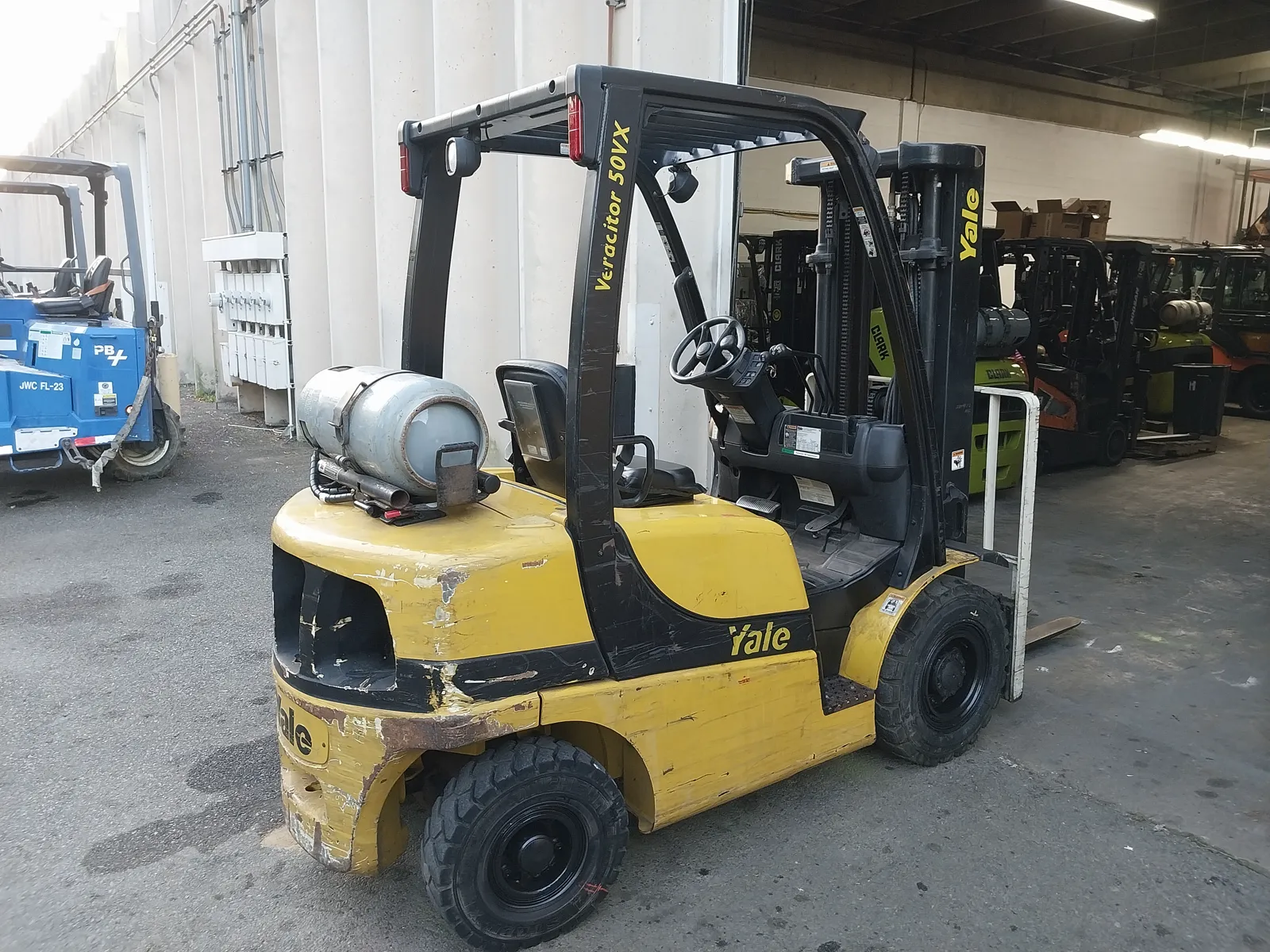 Used Yale counterbalanced forklift available in Delaware