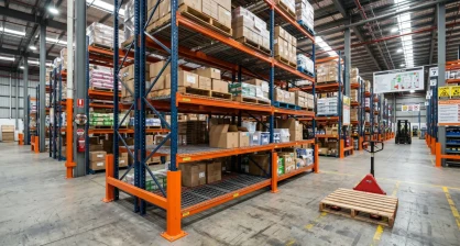 Material handling equipment and warehouse accessories in a Delaware warehouse