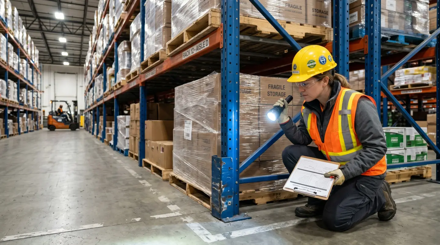 Pallet racking inspection and repair services in a Delaware warehouse